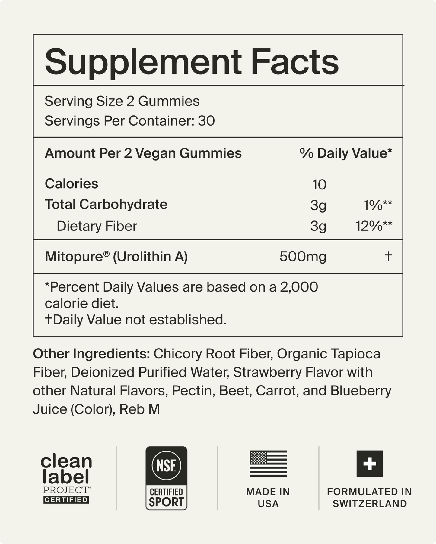 Mitopure Gummies Sugar Free